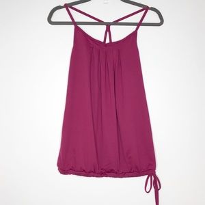 5 For $50🔥  Women's Burgundy Strappy Athletic Tank Cami Top